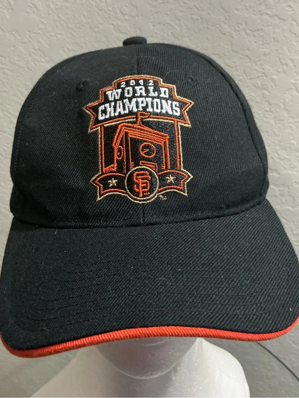 San Francisco Giants 2012 World Champions Hat Dignity Health Stadium SGA Cap